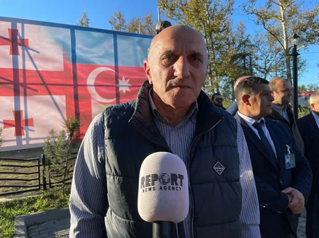 Gürcüstanda azərbaycanlı qəhrəman Rahib Məmmədovun heykəlinin açılışı olub
