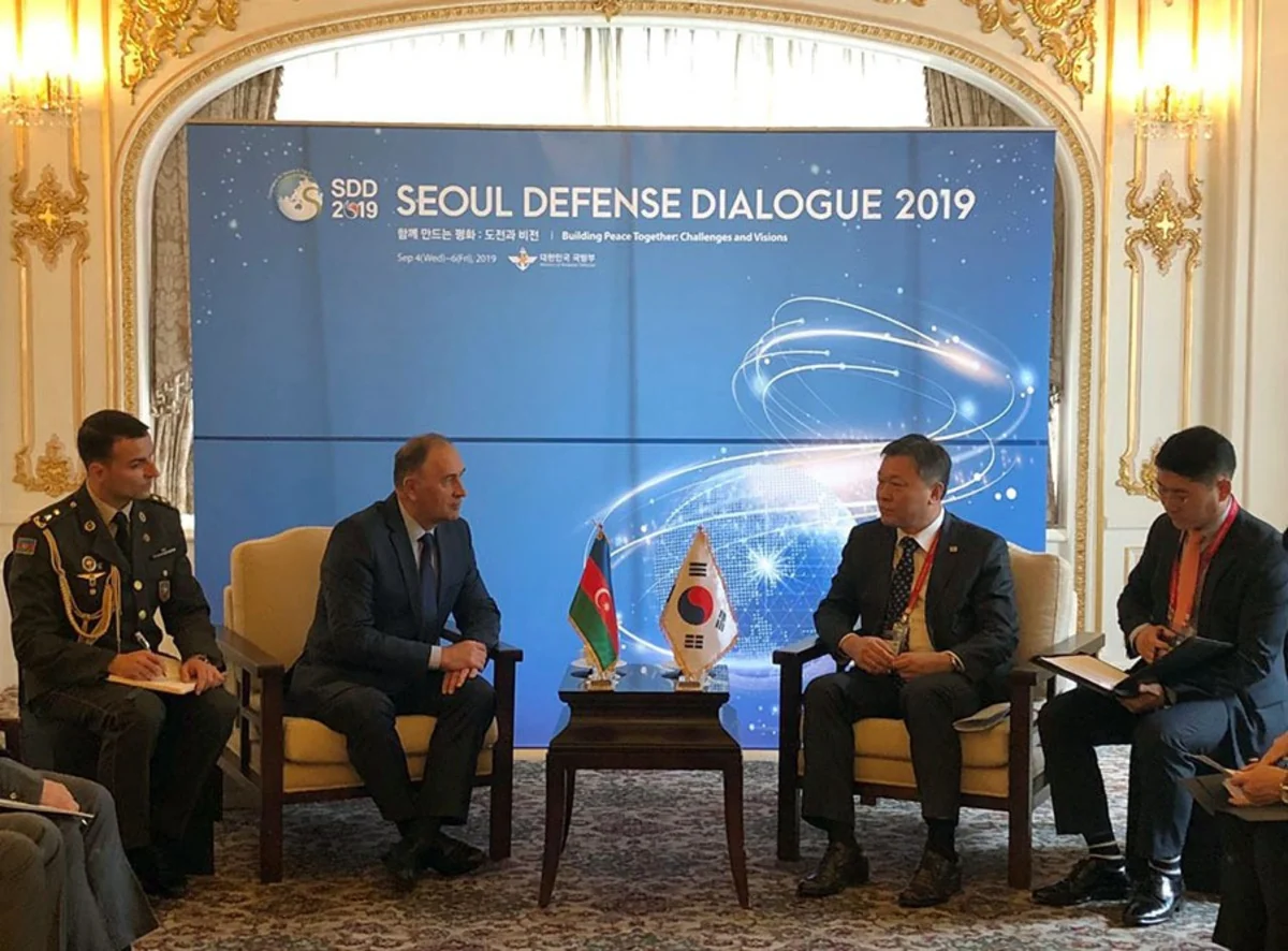 Deputy Minister of Defense of Azerbaijan mulls prospects for development of military cooperation with South Korean counterpart
