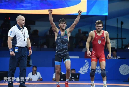 Minsk 2019: Mahir Amiraslanov claims Azerbaijans first wrestling gold