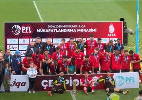 Azərbaycan I Liqasının qalibi mükafatlandırılıb
