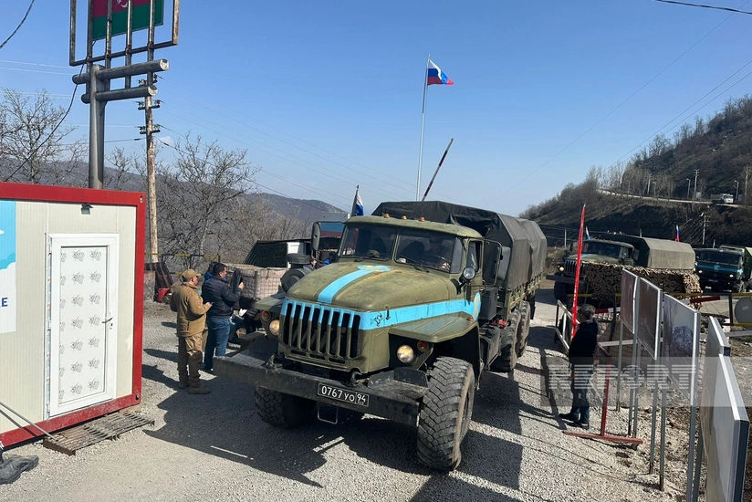 По дороге Ханкенди-Лачын беспрепятственно проехали 67 автомобилей миротворцев