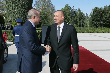 Rəcəb Tayyib Ərdoğanın rəsmi qarşılanma mərasimi olub