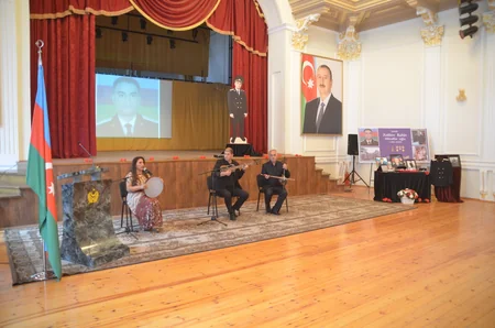 Şəhid ədliyyə kapitanının anım mərasimi keçirilib