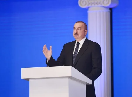 President Ilham Aliyev attended ceremony to mark 100th anniversary of Baku State University