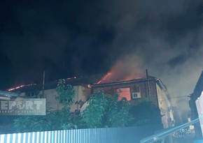 В Ширване произошел пожар в жилом доме
