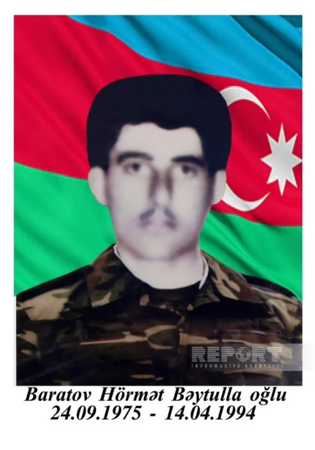 Xaçmazda Birinci Qarabağ müharibəsinin şəhidi Hörmət Baratov dəfn edilib - YENİLƏNİB