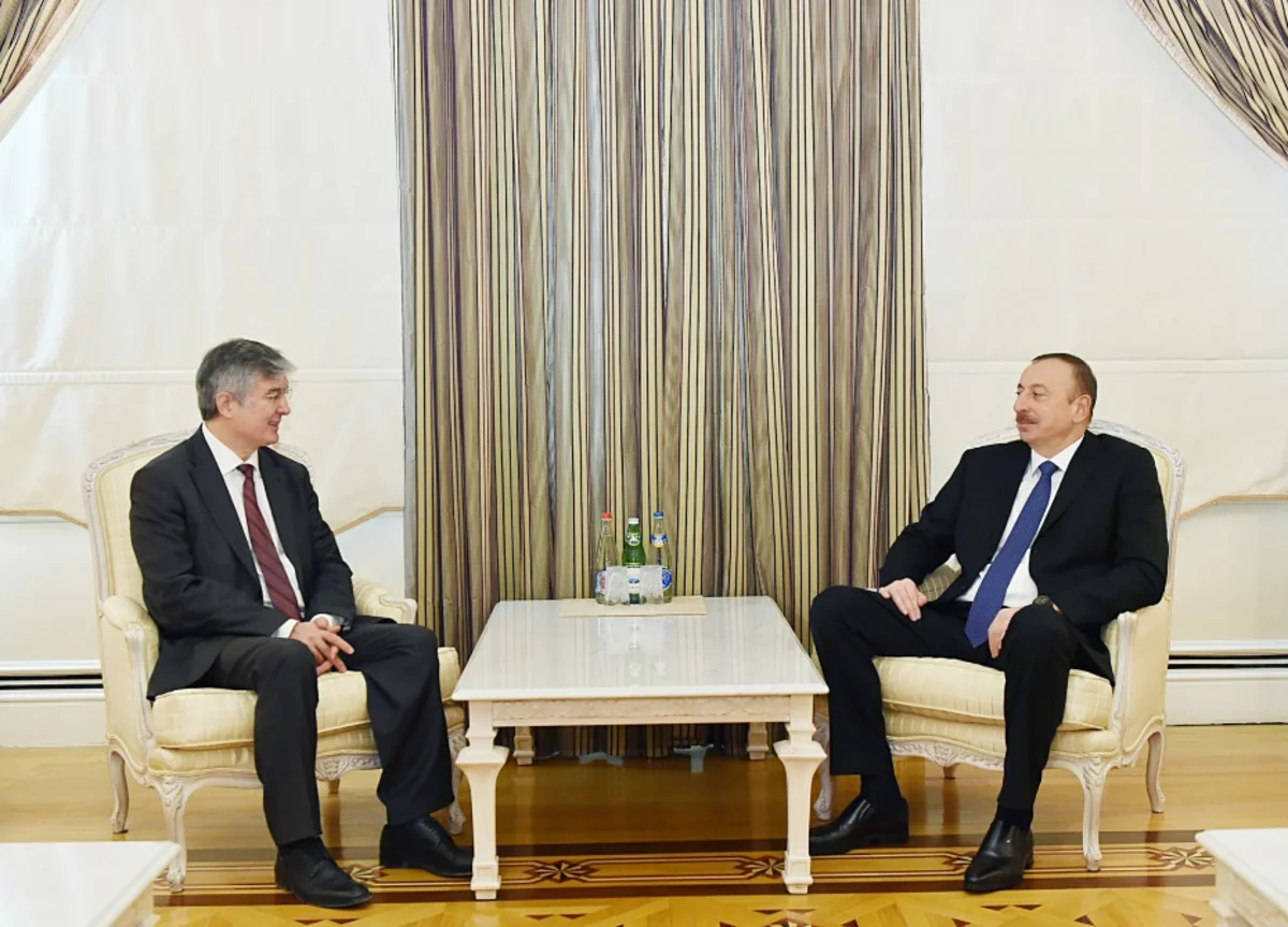 ​Prezident İlham Əliyev İqtisadi Əməkdaşlıq Təşkilatının baş katibini qəbul edib
