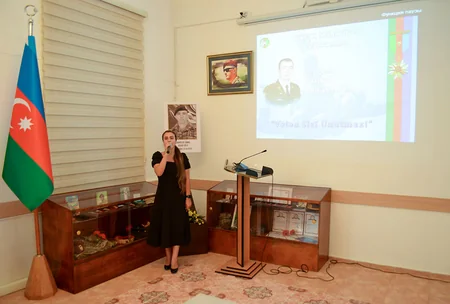 Vətən müharibəsi şəhidinin xatirəsinə həsr olunan anım mərasimi keçirilib