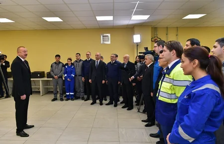 Prezident İlham Əliyev Sumqayıtda “SOCAR karbamid” zavodunun açılışında iştirak edib - YENİLƏNİB