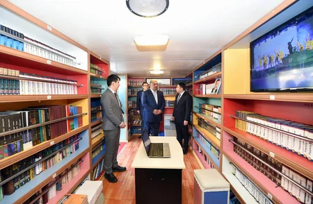 Səyyar kitabxana VI layihəsinin növbəti mərhələsinə start verilib
