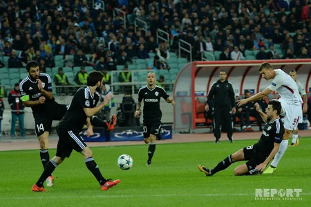 ÇL: Qarabağ  Roma qarşılaşması maraqlı anlarla yadda qalıb - FOTOREPORTAJ