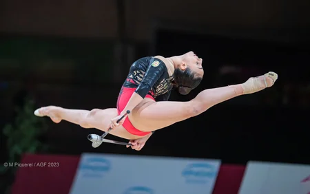 Azərbaycanın bədii gimnastı Fransadakı turnirdə daha üç medal qazanıb