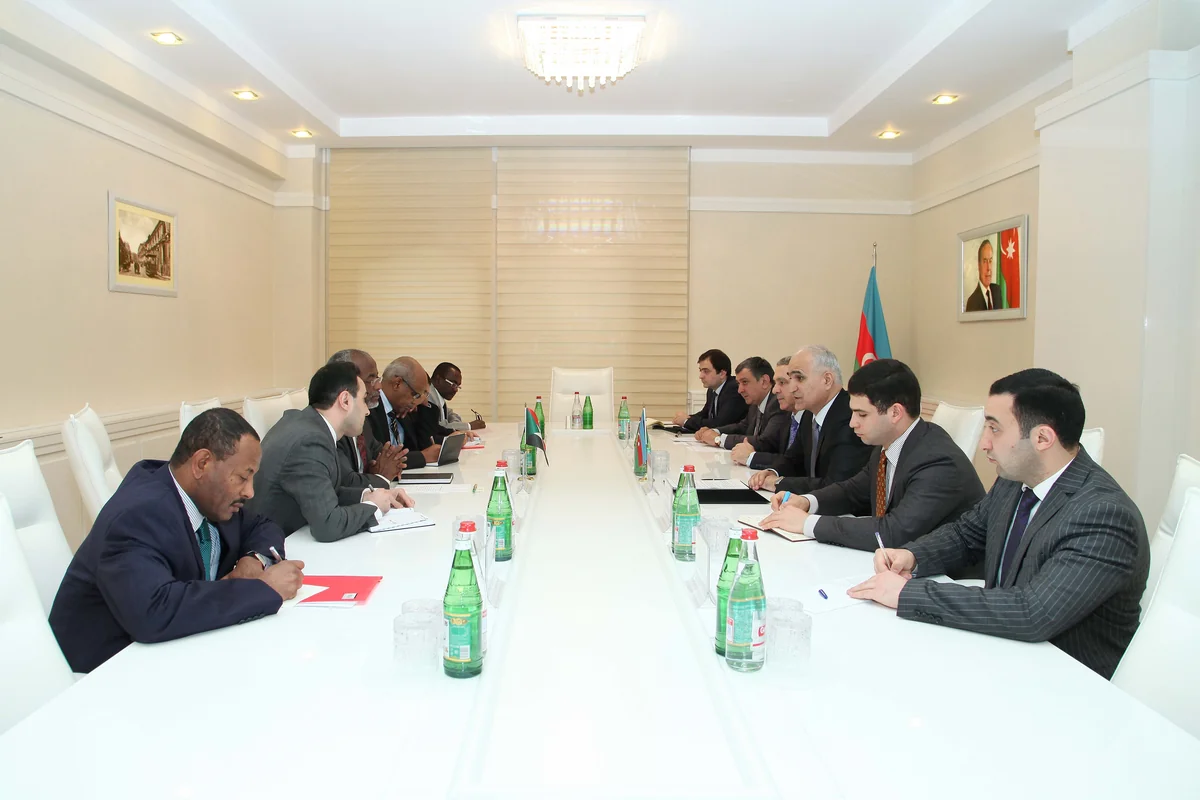 Azərbaycan İqtisadiyyat və Sənaye Nazirliyində ​Sudan nümayəndə heyəti ilə görüş keçirilib