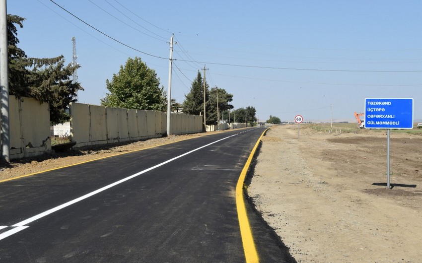 Azərbaycan Prezidenti Cəlilabadda avtomobil yolunun açılışında iştirak edib