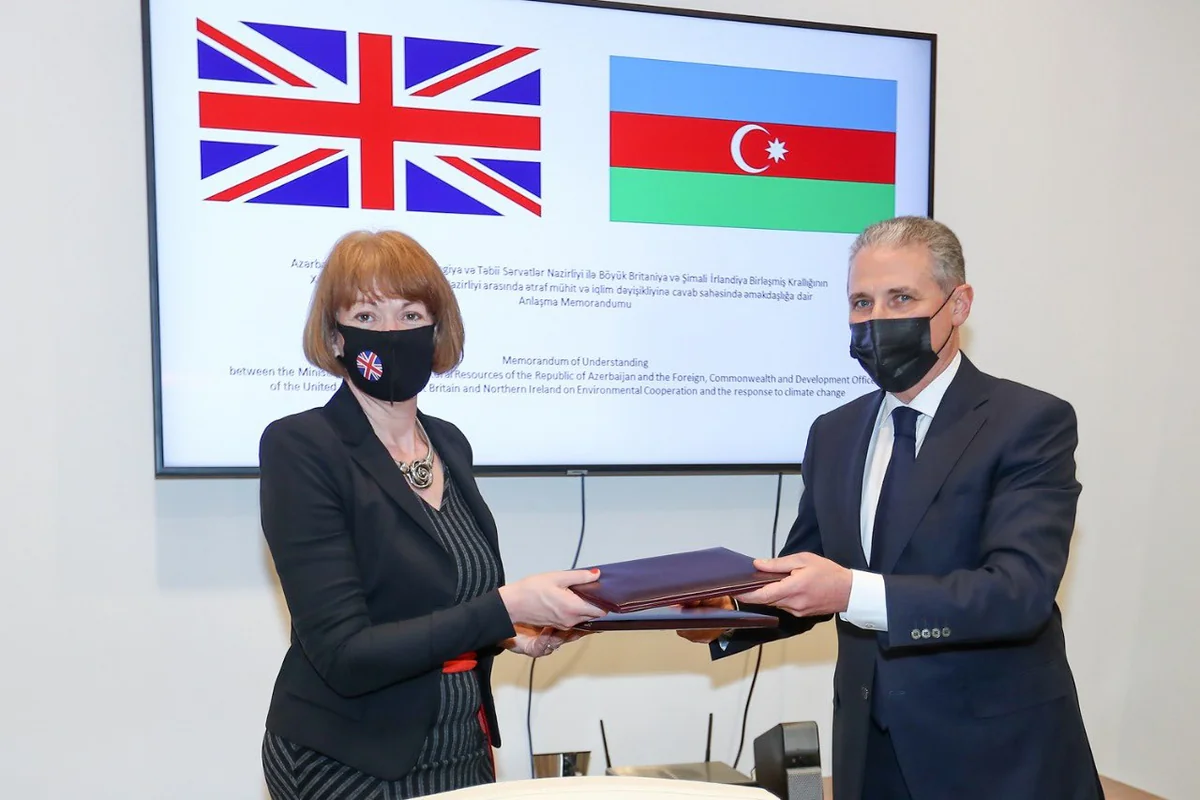 Азербайджан и Великобритания углубляют сотрудничество в области изменения климата
