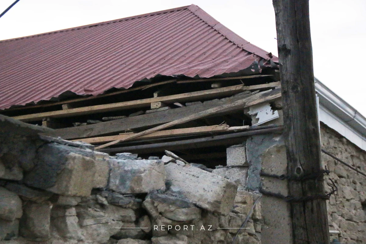 Ermənistan silahlı qüvvələri mülki obyektlərə ziyan vurub