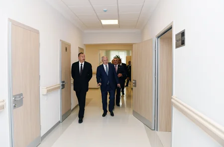 President of Azerbaijan viewed Bilasuvar Central District Hospital after major overhaul