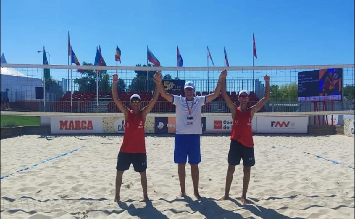 Çimərlik voleybolu üzrə Azərbaycan millisi Avropa çempionatında çıxışını başa vurub