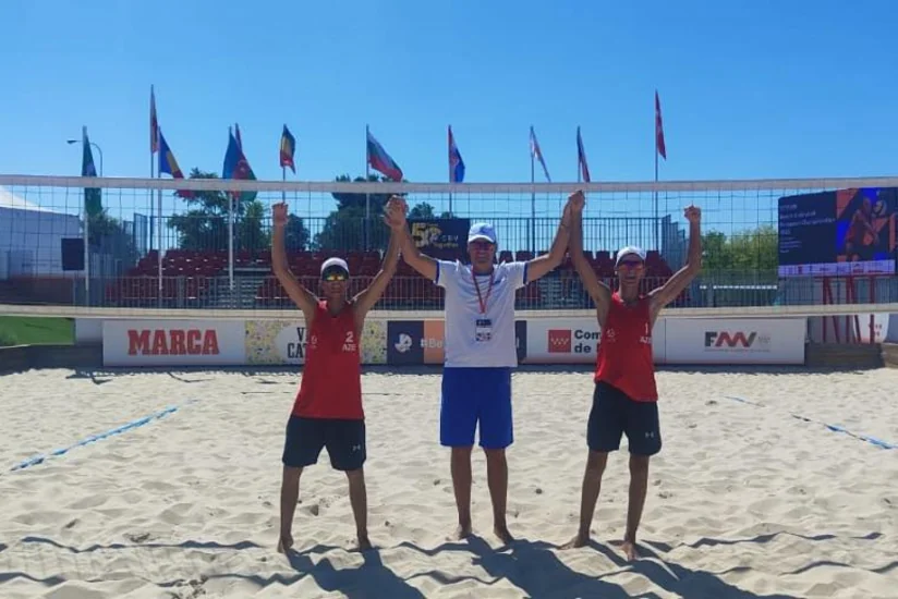 Çimərlik voleybolu üzrə Azərbaycan millisi Avropa çempionatında çıxışını başa vurub