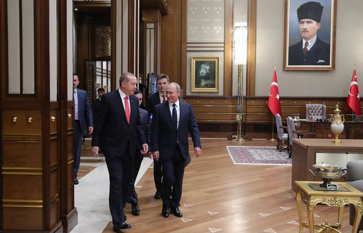 Эрдоган: Путин посетит Турцию в 2018 году