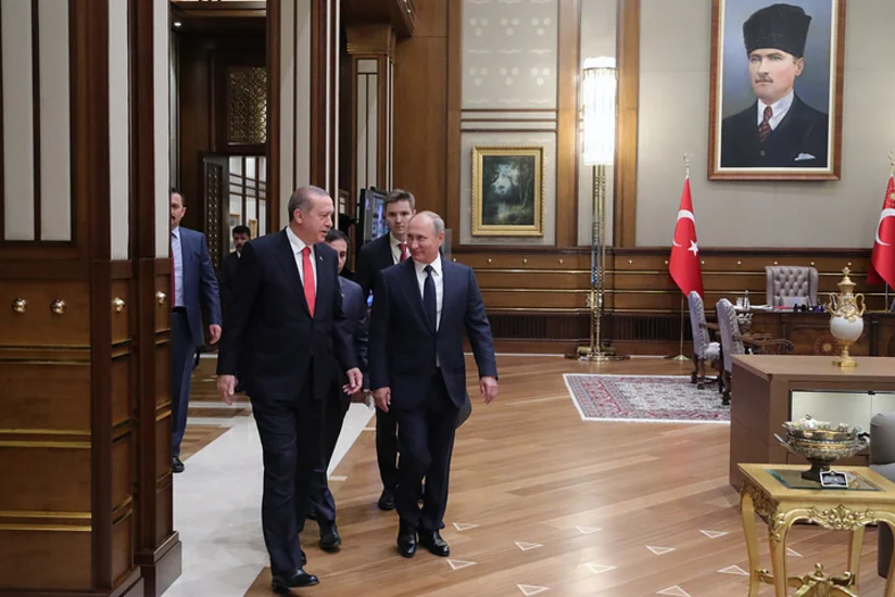 Эрдоган: Путин посетит Турцию в 2018 году