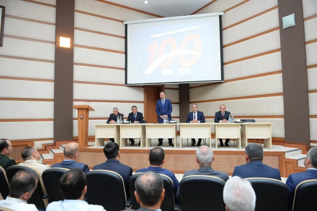 Lənkəranda Azərbaycan Xalq Cümhuriyyətinin 100 illiyi münasibətilə silsilə tədbirlər keçirilib