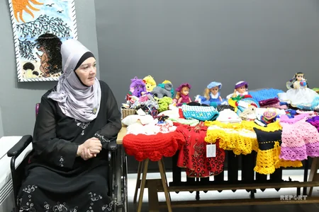 ​Bakıda Əlilliyi olan şəxslərin IX Ümumrespublika Yaradıcılıq Sərgi-müsabiqəsi keçirilir - FOTO