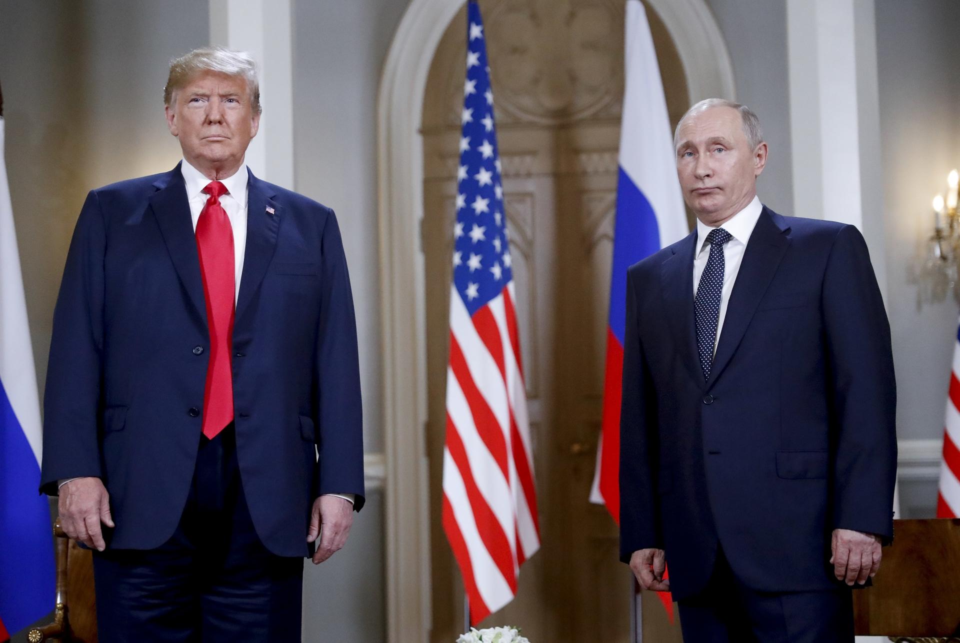 Donald Tramp və Vladimir Putin