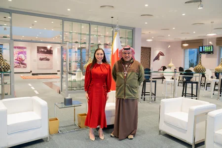 Leyla Aliyeva meets with prime minister of Bahrain