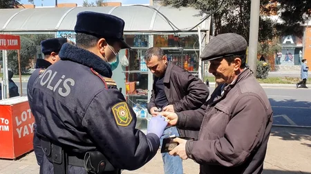 Sumqayıtda karantin rejimini pozan yüzə yaxın şəxs cərimələndi