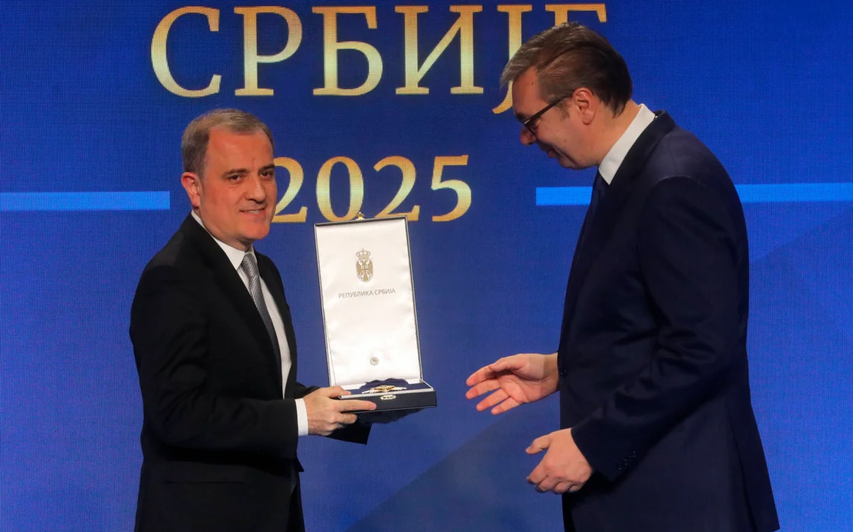 Ceyhun Bayramov “Serbiya Bayrağı” ordeni ilə təltif olunub