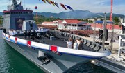 КНДР спустила на воду новый эсминец со второй попытки