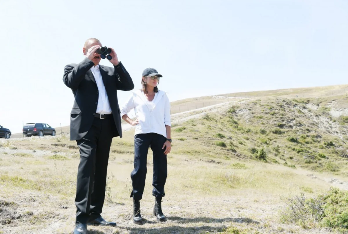 Prezident və birinci xanım Şamaxı Safari Parkında olublar