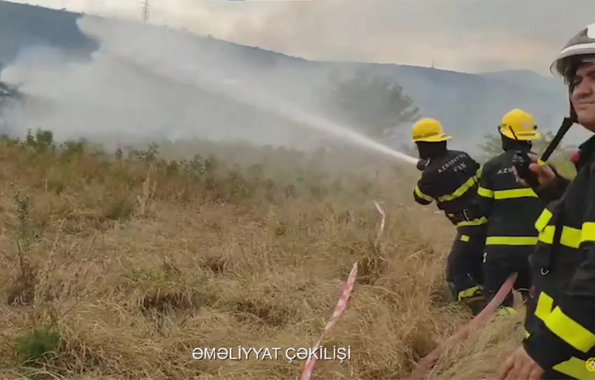 FHN Qazaxda açıq ərazidəki yanğınla bağlı məlumat yayıb - YENİLƏNİB 