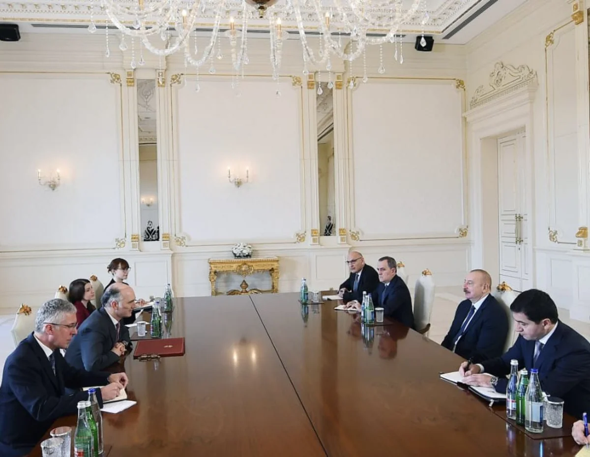 Docherty: Privilege to discuss regional security with President of Azerbaijan Ilham Aliyev