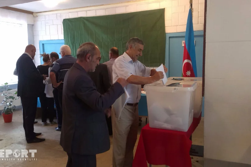 Lənkəran sakinləri səsvermədə fəallıq nümayiş etdirir - FOTO
