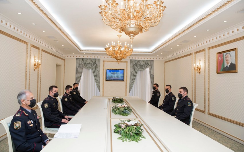 Vilayət Eyvazov Türkiyədə magistr təhsili almış 6 polisi vəzifəyə təyin edib