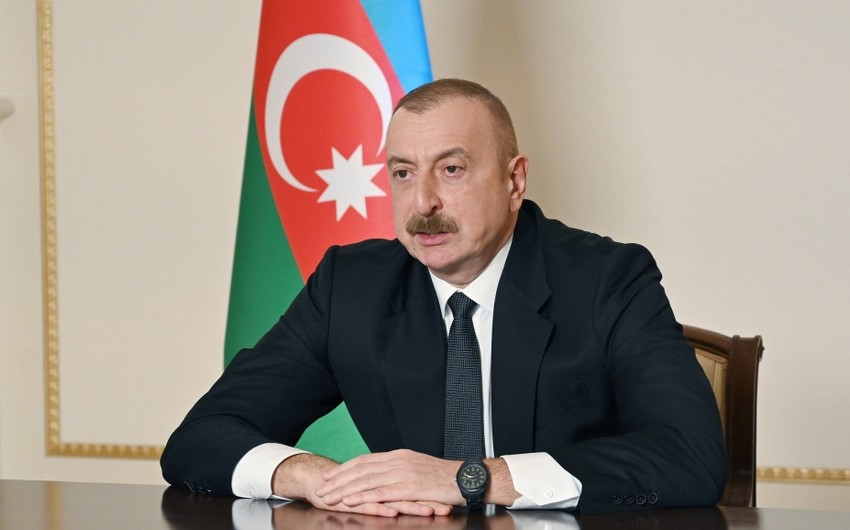 Azərbaycan Prezidenti Cənub Qaz Dəhlizinin inşasında iştirak edən bütün tərəfdaşlara təşəkkürünü bildirib