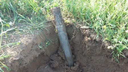 ANAMA 4 partlayış yerinə baxış keçirib, partlamış hərbi sursatın qalıqları aşkarlanıb