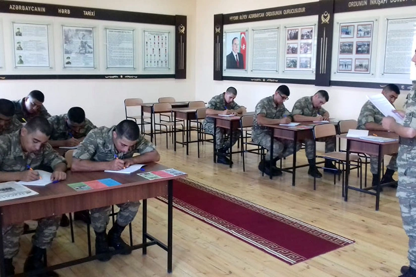 Qoşunlarda yay tədris dövrü başlayıb