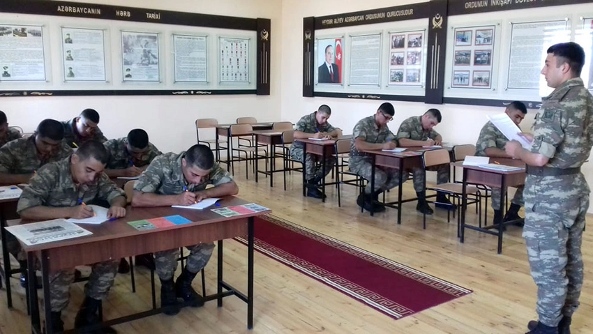 Qoşunlarda yay tədris dövrü başlayıb
