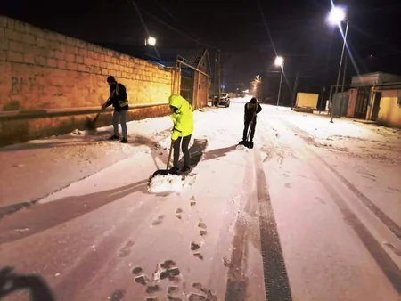 BŞİH-in kommunal strukturları gecə gücləndirilmiş iş rejimində çalışıblar