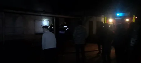 Kürdəmirdə mağaza qəsdən yandırılıb