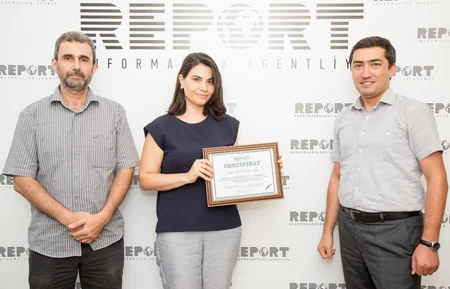 Reportda Media məktəbinin ilk buraxılışı olub