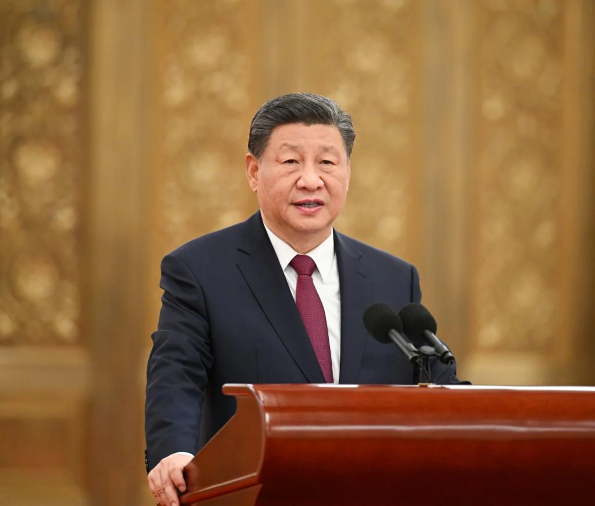 Xi pledges to work with int'l society to build community with a shared future for mankind