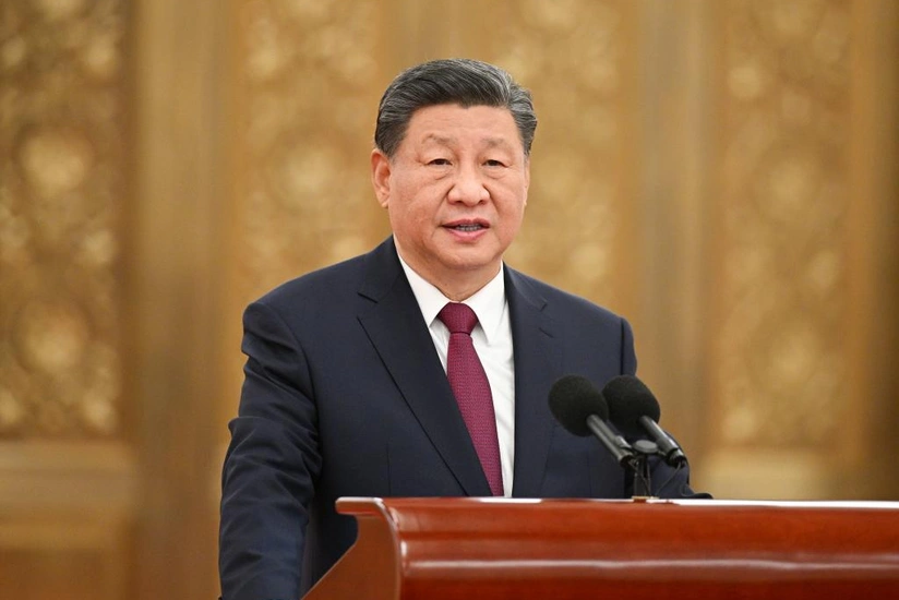 Xi pledges to work with int'l society to build community with a shared future for mankind