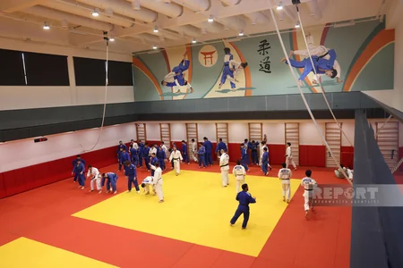 Avropa çempionatına qatılacaq Azərbaycanın cüdo millisinin açıq məşqi keçirilib