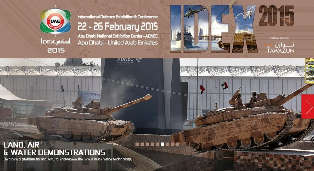 Əbu-Dabidə İDEX-2015 XXII Beynəlxalq Müdafiə Sərgisi işini başa çatdırıb