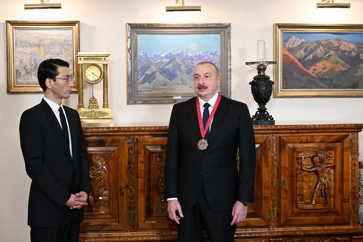 Prezident İlham Əliyevə “Çingiz Aytmatov” ordeni təqdim edilib - YENİLƏNİB