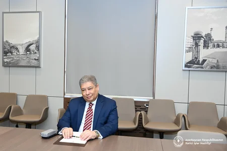 Egyptian ambassador completes his mission in Azerbaijan